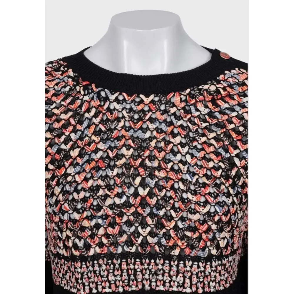 Chanel Loose-Fit Cotton Silk Jumper - FR40 / L
